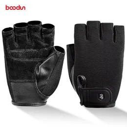 Sports Gloves Boodun 0049 Protection Premium Gym gloves Half finger 230504