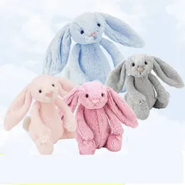 Plush Dolls 38cm Super Soft Rabbit Doll Baby Soft Plush Toys For Children Bunny Sleeping Mate Stuffed Plush Animal Baby Toys For Infants 230504