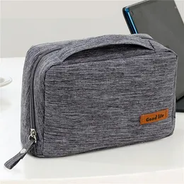 Duffel Bags Cable Travel Bag Portable USB Gadgets Wires Organizer Waterproof Power Bank Charger Storage Organisatörer