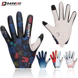 Спортивные перчатки Darevie Cycling Full Finger Man Women Женщины с сенсорным экраном.