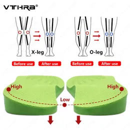 Shoe Parts Accessories O/X-Leg Orthopedic Insoles Arch Support Insole Corrigibil Bow Legs Valgus Varus Massaging Shoe Pads Beauty Leg Feet Care Insert 230505