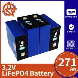Brandneue 3,2 V 271 AH Lifepo4 Zelle DIY 12 V 24 V Lithium-Eisen-Phosphat-Akku, geeignet für EV RV Elektro-Golfwagen