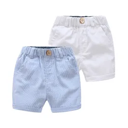 Shorts 2023 Summer Fashion 2 3 4 6 10 år 90 140 cm Design Cotton Sports Solid Color Handsome Elastic Rands for Kids Baby Boy 230505