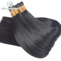 Hair Bulks Human Bulk Hair For Braiding 100g 100% Natural Human Braiding Hair Bulk bundles No weft wavy Hair 230518