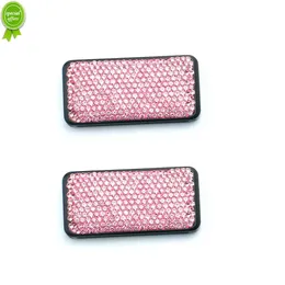 New 2PCS Universal Car Safety Belt Clip Car Seat Belt Buckle Car Styling Bling Pink Accessori per auto Interni per donna Dropshipping