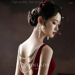 Pendant Necklaces Pearl Mingliang | Earrings Designer Mingxi Studio Production Evening Dress Accessories Women Trim