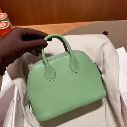 Получаточная классическая дизайнерская сумка для боулинга Shell Bag Luxury Madbag Fashion Women's Senior Imported Cowhide Beeswac