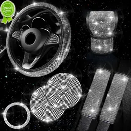 Nuovi accessori per auto bling a 5 colori Diamond Auto ruota ruota del sedile Custiera Cuscinetto Copertina Copertina di avvio Autmo di decorazione Abbigliamento