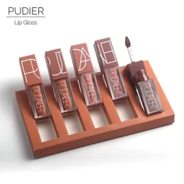 5pcs مجموعة pudaier مثير الشفاه اليقطين ألوان سلسلة سائل مقاوم للماء طويل الأمد أحمر الشفاه الجمال Makeup Makeup shi280q