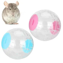 Rodas de 33 cm de hamster transparente bola chinchilas de chinchilas grandes jogando bolas de jogging hamster play/exercício