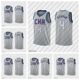 CharlotteHornetsMen Jersey 40 Zeller 1 Monk 3 Rozier III 5 Batum 4