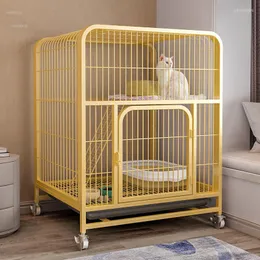 Kattbärare moderna järnburar hem inomhus kullhus husdjursprodukter kreativ liten lägenhet hundbur multifunktion