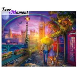 Costure -se Moment Diamond Painting 5D Casal DIY Picture Mosaic de Diamond Bordery Decoration ASF1356