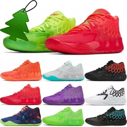 Sandals MB1 Basketball Shoes MB 1 Men Women Rick and Morty LaMelo Ball Shoe Queen City Black Blast Buzz City LO UFO Not From Here Rock Ridge Red Sport T