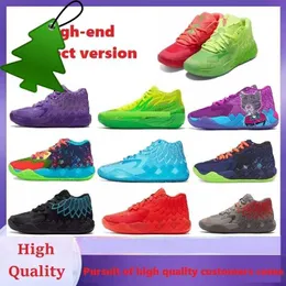 Sandals basketball High quality 2023 shoes Melo lamelos mb 1 Rick and Morty mens basketballs shoes Queen City buzz city lamelo ball shoe melos mb 2 kids low Sneakers T