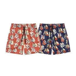 مصمم أزياء قصيرة ملابس غير رسمية Pa Palmes Angels Summer Shorts Eversize Shorts للرجال زوجين من السراويل الشاطئية الشاطئية