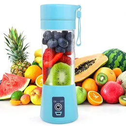 Meyve Sebze Araçları USB Şarj Edilebilir Elektrik Meyve Meyve Meyve Strakör Karıştırıcıları El Smoothie Milkshake Maker Mini Meyve Makinesi Taşınabilir Gıda Mikser Kupası 230505