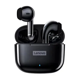 Novo Lenovo LP40 TWS Bluetooth 5.1 Encontro de fones de ouvido sem fio Earbuds HiFi Bass Bass Enc Redução de ruído tipo C IPX5 Waterproof Sport fone de ouvido com microfone