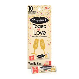 Party Favor Toast to Love Lip Balm Pack, Lip Care, 10 Ct 15 oz Each