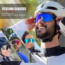 Eyewear ao ar livre UV400 esportes de mountain bike de bicicleta de bicicleta de ciclismo de ciclismo ao ar livre Men Goggles Men Cycling Sunglasses MTB Óculos de sol 1Lens P230518