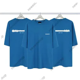 2023 Summer Mens Plus Tees Polos Men designer t shirt man Sealing tape t shirts cotton blue t-shirt womens oversize tee USA size XS-L