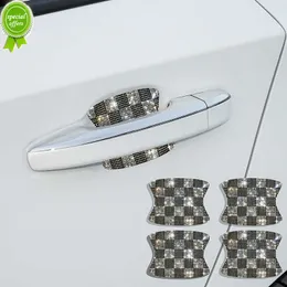 New 4/8Pcs Car Door Handle Bowl Stickers Anti-Scratch Protective Film Car Styling Bling Car Accessories for Girls Dropshipping