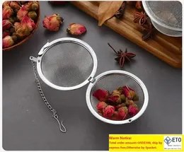 304 Edelstahl Mesh Tea Balls 5cm Infuser Siebe Filter Intervall Diffusor für die Küche
