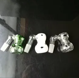 Rökande rör AEECSORSORYS GLASS HOOFAHS BONGS Färgglada punkt Gourd Extern adapter (1)