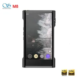 MP3 MP4 Odtwarzacze Shanling M8 Flagowe wynajęcie Androida beztroska HiFi odtwarzacz muzyki Bluetooth 50 WiFi Dual AK4499QE DAC LDAC XMOS XUF208 DSD512 230505