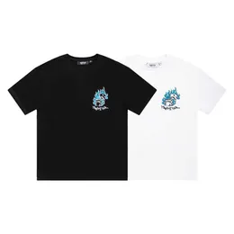 Designermodekläder T-shirts T-shirt Amerikansk gatmode Trapstar Flame Tärning Tryckt kortärmad t-shirt Sommar Lös Casual UnisexCasual Cotton Streetwear
