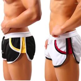 Men's Shorts Mens 2 Pieces Booty Sexy Side Split Workout Running Basketball Men