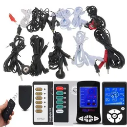 Masajeador de juguetes sexuales ¡Caliente! Cable de descarga eléctrica Electro Sm para conectar estimulación pene Anal Estim Powerbox Bdsm accesorios eléctricos