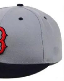 Męskie baseball pełne zamknięte czapki Summer True Fit Hip Hop Trucker Hat Tata Gorras Hombreball Bone Men Men Women 32 Drużyny swobodne sporty Flat Hats B Boston Mix Colours A2