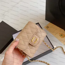مصمم محافظ المصمم حقيبة CC Wallet حقيبة يد صغيرة أزياء النسائية رجال رسالة الصفر محفظة جديدة بسيطة متعددة الاستخدامات بولة بطاقة جلدية صغيرة