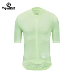 サイクリングシャツトップスYKYWBIKE MENサイクリングジャージーMTB MAILLOTバイクシャツダウンヒルジャージー高品質のプロチームトリコタマウンテン自転車服230505