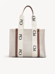 Kobiet torebki drzewne torba na zakupy torebka High nylon hobo moda lniana duże torby plażowe luksusowy projektant podróżny torby na ramię 01