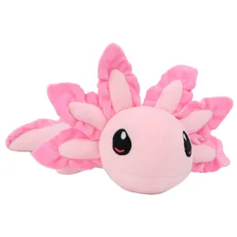 Pluszowe lalki 3045 cm Axolotl Pluszowa zabawka miękka pluszowa pluszowa zwierzę Axolotl Doll Cartoon Postacie zabaw dla dzieci Chlidren świąteczny prezent 230504