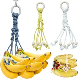 Semplice portabanane per banane Conservazione del supporto per banane Mantieni fresco per la frutta Appeso Supporto per banane Stand Home LX5585 resistente all'usura