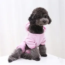 Dog Apparel PUOUPUOU Thicken Funny Pet Clothes Winter Warm Clothing Hoodies Sweatshirt For Small Medium Dogs Cute Puppy XS-XXL