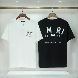 秋と冬の新しいメンズクラシックTシャツレタープリントコットン大規模男性と女性用半袖外国のトレード人気スタイルTシャツカジュアルハーフスリーブ