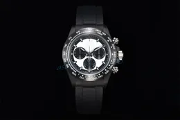 CS herrklocka Ceramic Series Sapphire Crystal Glass Mirror 7750 Single Stop Movement 12,4 mm tjocklek