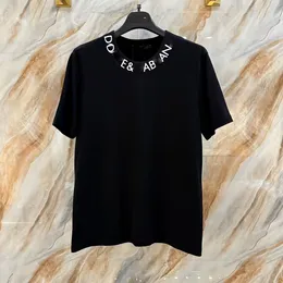 Męska t-shirt żeńska projektantka wysokiej jakości tkaniny z krótkim rękawem Szybki suchy antyrynkowy koszulka neutralna 003