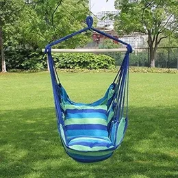 Роскошный висящий веревочный кресло на открытом воздушном крыльце свинг -двор гамак ватный полиэстер