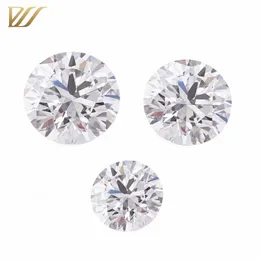 Diamanti sciolti Taglio rotondo Lab Grown Diamond HPHT Bianco GH Colore Si 250 pezzi 2mm Combina con Moi 1.8-7mm Moissanite Con DHL Fast 230506