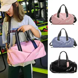 Sporttaschen Fitnesstasche für Damen Fitnessstudio Yoga Reisegepäck Handtasche Training Seesack Sportschuhe Tasche Koffer Schulter Outdoor Wochenendtasche G230506