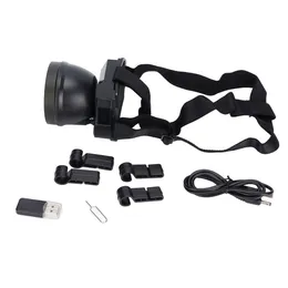 ヘッドランプボディカメラウェアラブルポータブル防水1080p HDヘッドマウントビデオレコーダーハイキングキャンプギアYBM