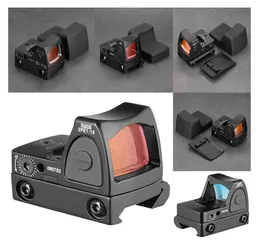 Tactical Scopes 1x Reflex Red Dot Sight with 20mm Picatinny Weaver Mount Glock Pistol Base for Hunting Shooting Airsoft3454076