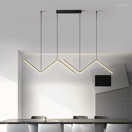 Pendelleuchten Nordic LED Cord Pedant Lights Für Tubular Restaurant Kitchen Office Coffee Indoor Chandelier Hanging Dinning Room