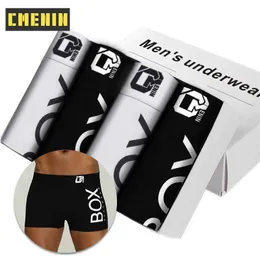 Men's swimwear CMENIN 4Pcs Man Underpants Boxershorts Cotton Men Boxers Male Breathable Underwear Mens Panties Soft Boxer Free Shipping OR212 P230506