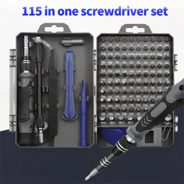 Schroevendraaier SUGAW 115 IN 1 Mini Set di cacciaviti di precisione Torx Pz2 Kit di riparazione del telefono per PC Cacciavite magnetico Utensili manuali